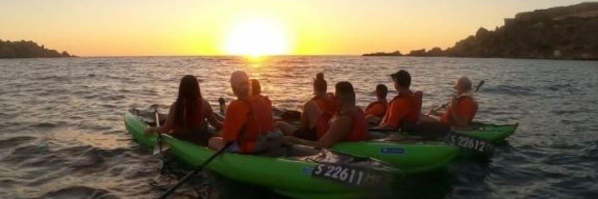 Sunset Kayaking in Malta