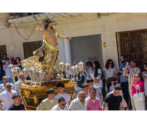 Siggiewi resurrection procession  in Malta