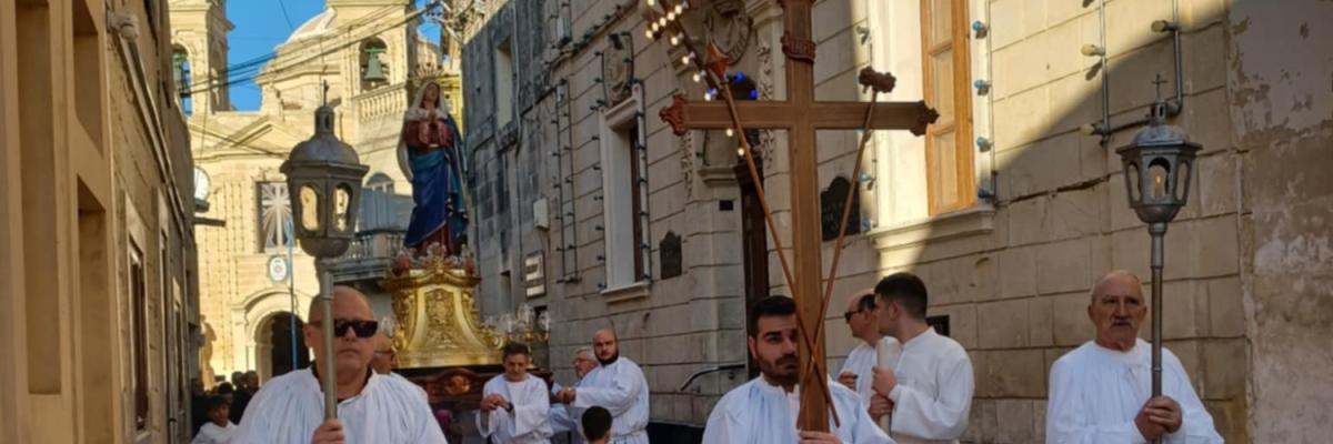 Holy Week Activities at the Kirkop Parish Church in Malta