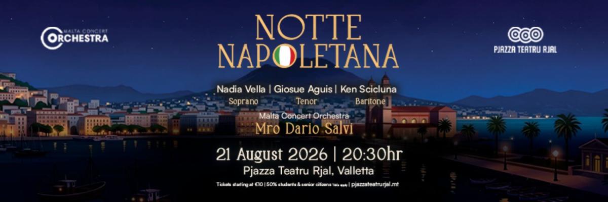Notte Napoletana event in Pjazza Teatru Rjal, Valletta, Malta, Malta