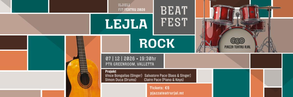 Iljieli fit-Teatru Beatfest - Lejla Rock event in Pjazza Teatru Rjal, Republic Street, Valletta, Malta, Malta