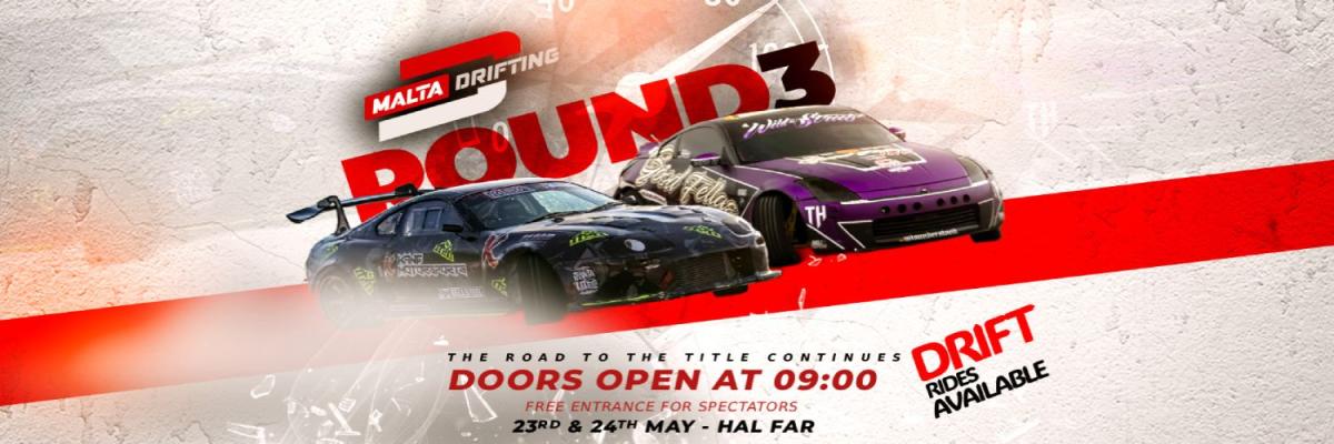 Malta National Drifting Championship 2026 - Round 3 event in Ħal Far Raceway, Birżebbuġa, Malta, Malta