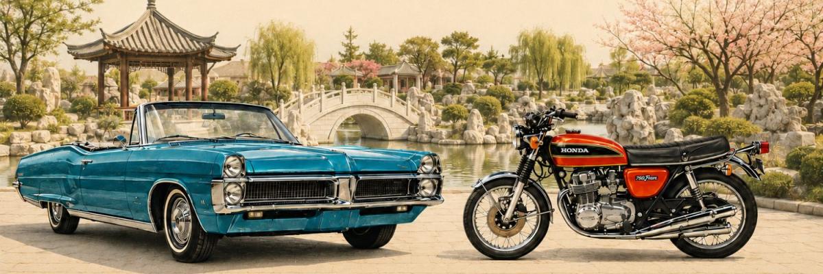 Old Classic Car and Motor Show event in Chinese Garden, Triq Katerina Vitale, Santa Luċija, Malta, Malta