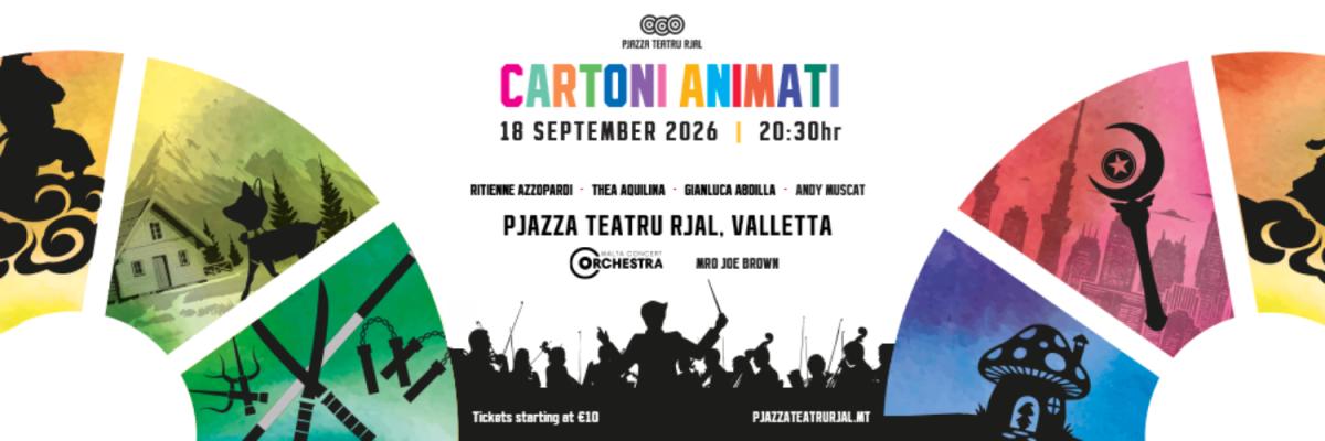 Cartoni Animati event in Pjazza Teatru Rjal, Republic Street, Valletta, Malta, Malta